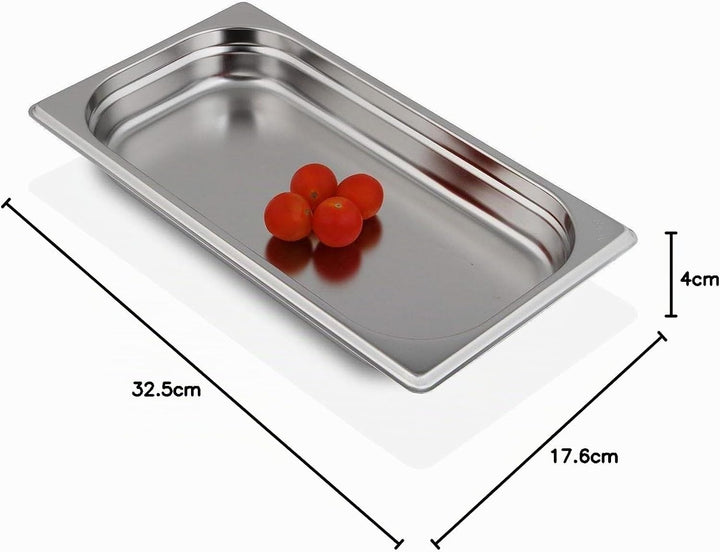 GN-Behälter :: ungelocht :: geeignet für Gaggenau, Miele und Siemens Dampfgarer (Edelstahl, Spülmasc