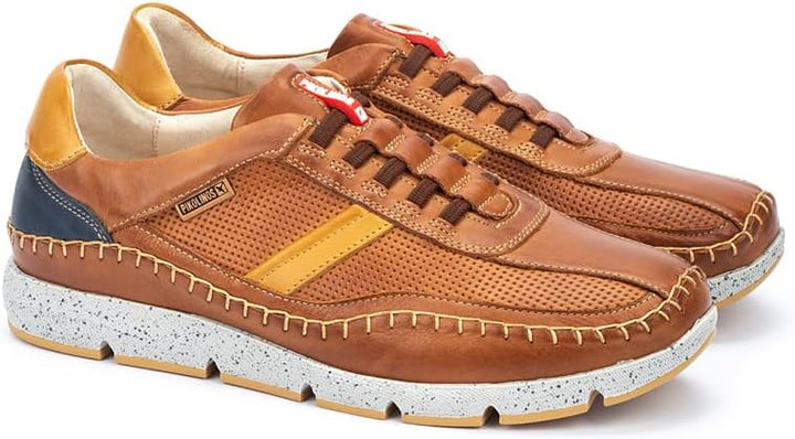 Pikolinos Sneakers in Leder Modell Fuencarral für Männer, Brandy C1