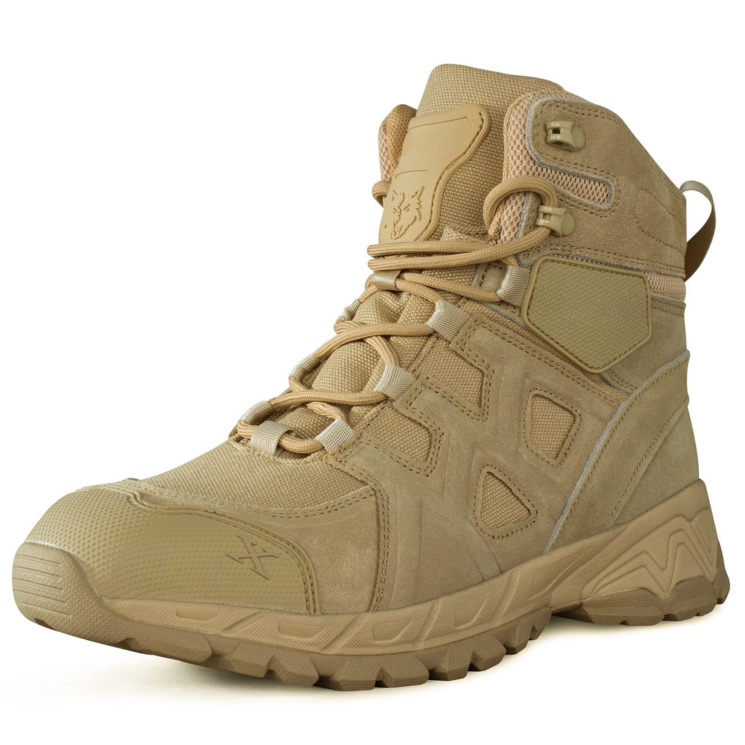 LUDEY Militärstiefel Herren Einsatzstiefel Springerstiefel Bequem Kampfstiefel Tactical Schuhe Dauer