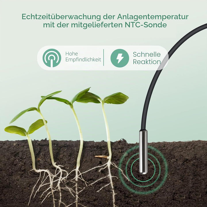 Luxbird Heizmatte Pflanzen mit Thermostat und Timer Funktion, 30W IP67 wasserdichte Wärmematte ideal