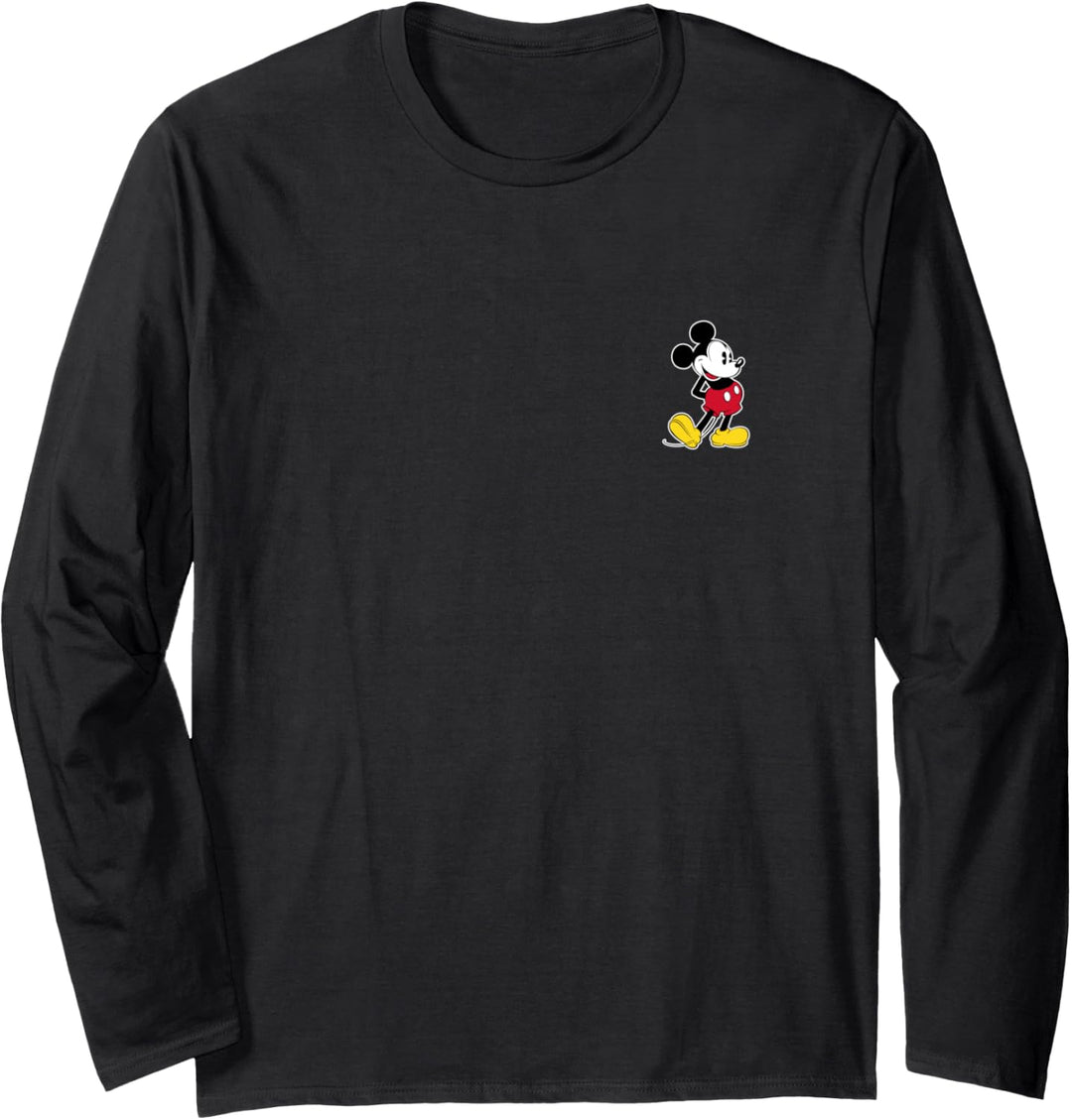 Disney Mickey Mouse Classic Small Pose Langarmshirt