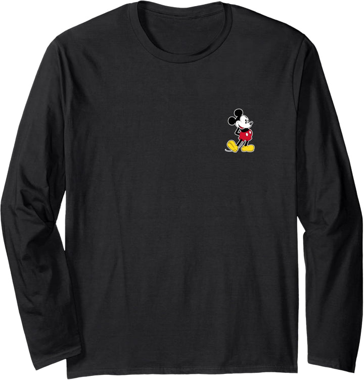 Disney Mickey Mouse Classic Small Pose Langarmshirt
