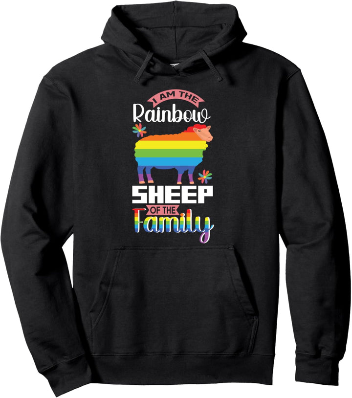 Ich bin das Regenbogenschaf der Familie - LGBTQ+ Pullover Hoodie