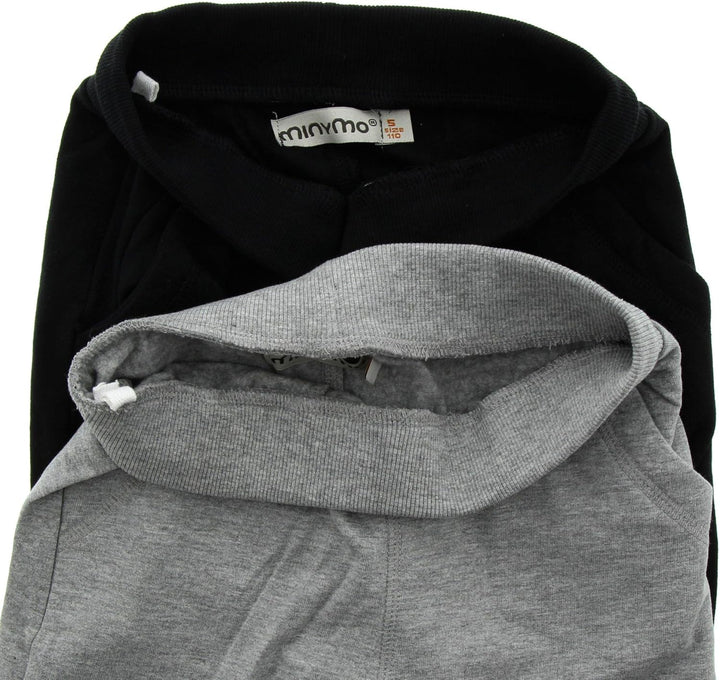 MINYMO Baby-Jungen Jogginghose (2er Pack), Grau