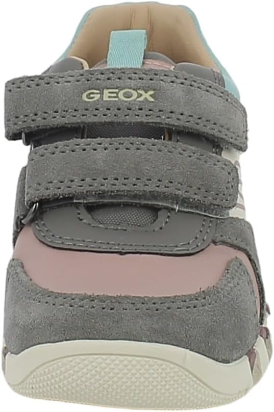 Geox Mädchen B Iupidoo Girl C Sneaker 23 EU Grey Old Rose, 23 EU Grey Old Rose