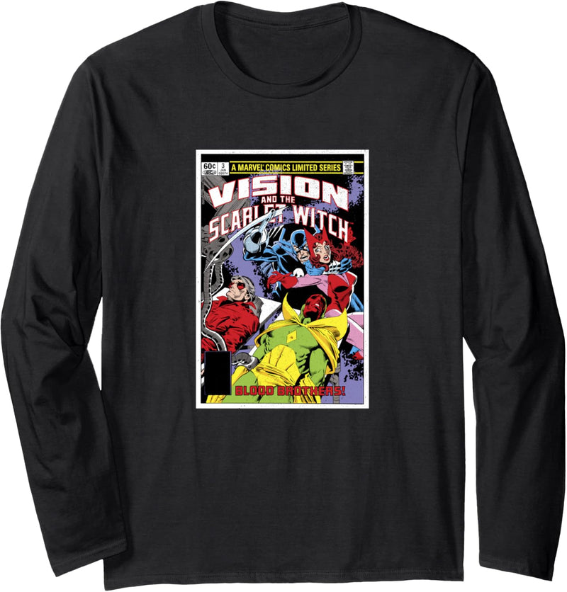 Marvel Vision & The Scarlet Witch Blood Brothers Comic Langarmshirt