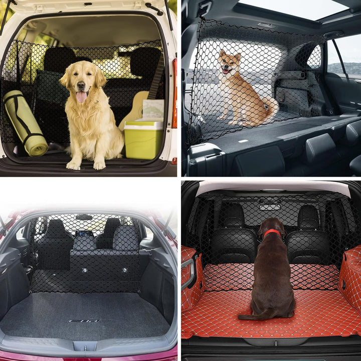 bangminda Trennnetz für den Kofferraum von Haustieren Schutzgitter Auto Barriere Trennnetz Hundegitt