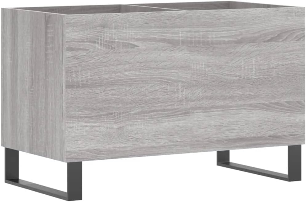vidaXL Plattenschrank Grau Sonoma 74,5x38x48 cm Holzwerkstoff, Grau Sonoma