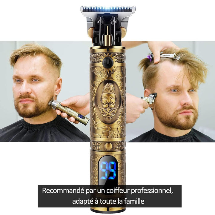 YiLFo Haarschneidemaschine Profi Barttrimmer Herren, Barber Rasierer Herren Elektrisch Haarschneider