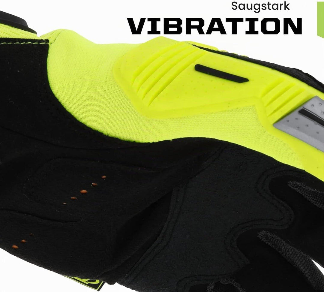Mechanix Wear: Hi-Viz M-Pact Arbeitshandschuhe – Berührungsfähig, Aufprallschutz, absorbiert Vibrati