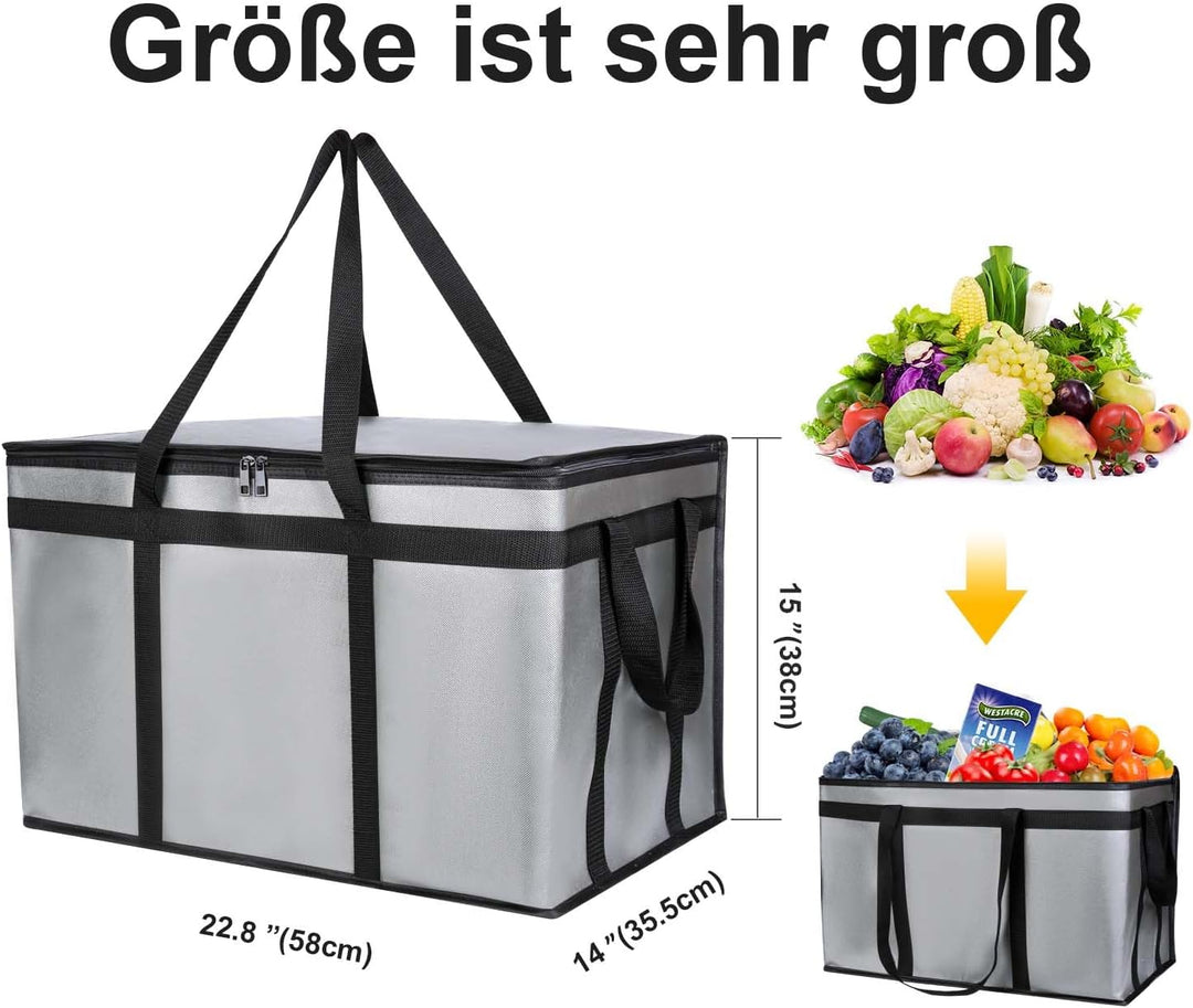 musbus Isolierte Lebensmittel-Liefertasche Kühltaschen halten Lebensmittel warm Gastronomie Therma f