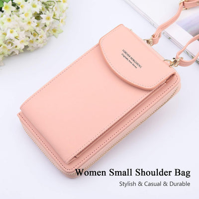 FANDARE Umhängetasche Damen Schultertaschen Geldbörse Leichte Handy-Brieftasche Crossbody Bag für Mä