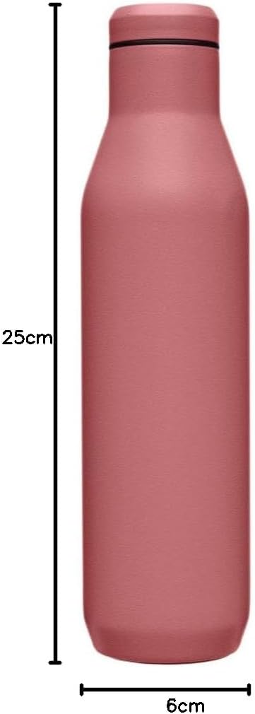 Camelbak Weinflasche Camelbak, vakuumisolierter Edelstahl, 750 ml Terrakotta-Rose, Terrakotta-rose