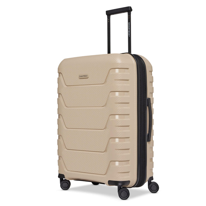 SMARTBOX Hartschalen Check-in Koffer | Mittelgrosser Trolley 45 x 28 x 66 cm von 71 auf 80 Liter erw