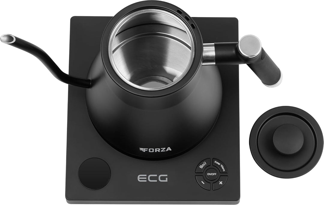 ECG Forza 8000 Pour over Nero, 1,0 l, 1200W Schwarz 1 Liter Schwarz, 1 Liter Schwarz