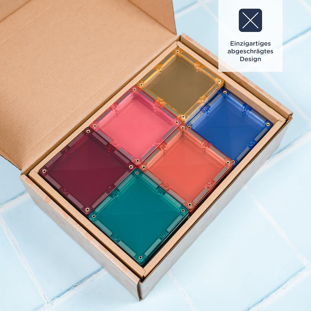 Connetix - Pastell-Quadrat-Packung, 40 Stück