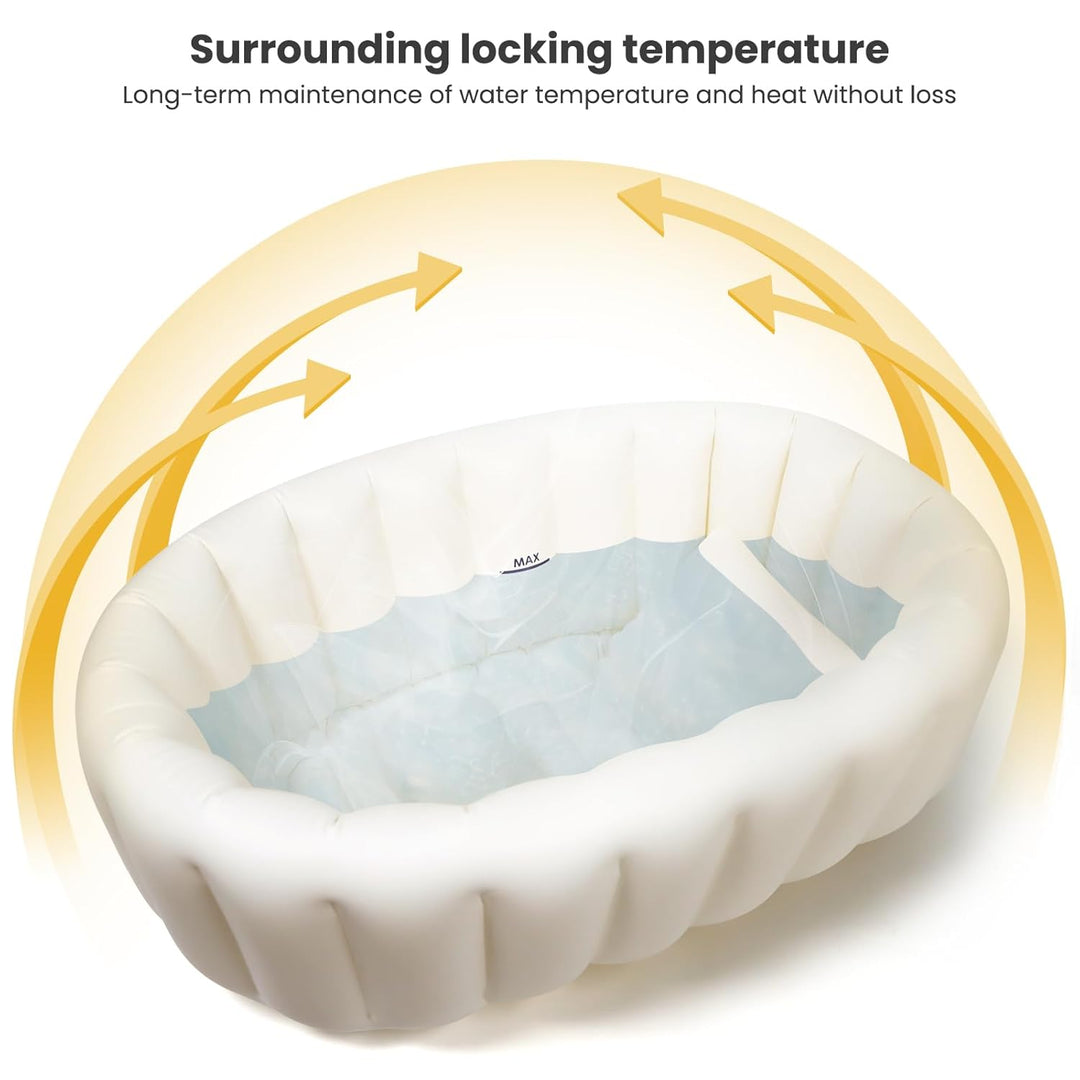 Baby aufblasbare Badewanne, Kleinkind Bad faltbare Baby-Badewanne Reise Unterstützung 0-12 Monate fü