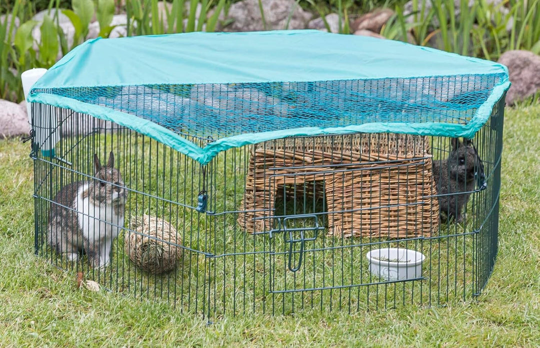 Trixie Natura Outdoor-Gehege 6 Elemente für Jungtiere mit Netz, 58 x 38 cm
