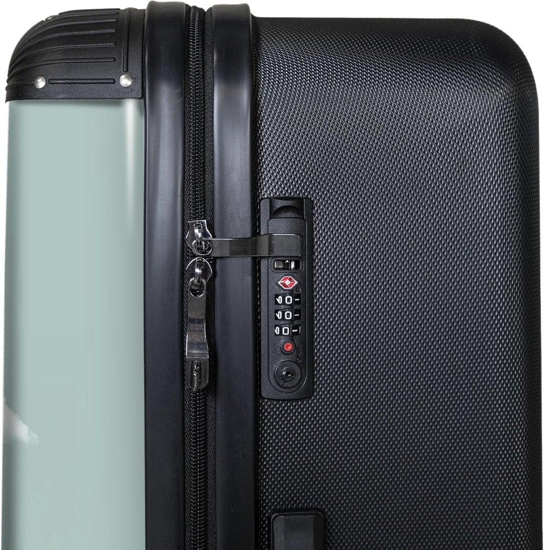 NoBoringSuitcases.com® Koffer XL Gross 77x51.5x28 cm Hartschale Reisekoffer 4 Rollen Leicht Koffer T