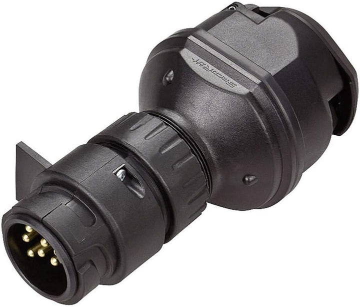 50220 LED-Beleuchtungsadapter [Steckdose Stecker 13polig], Schwarz