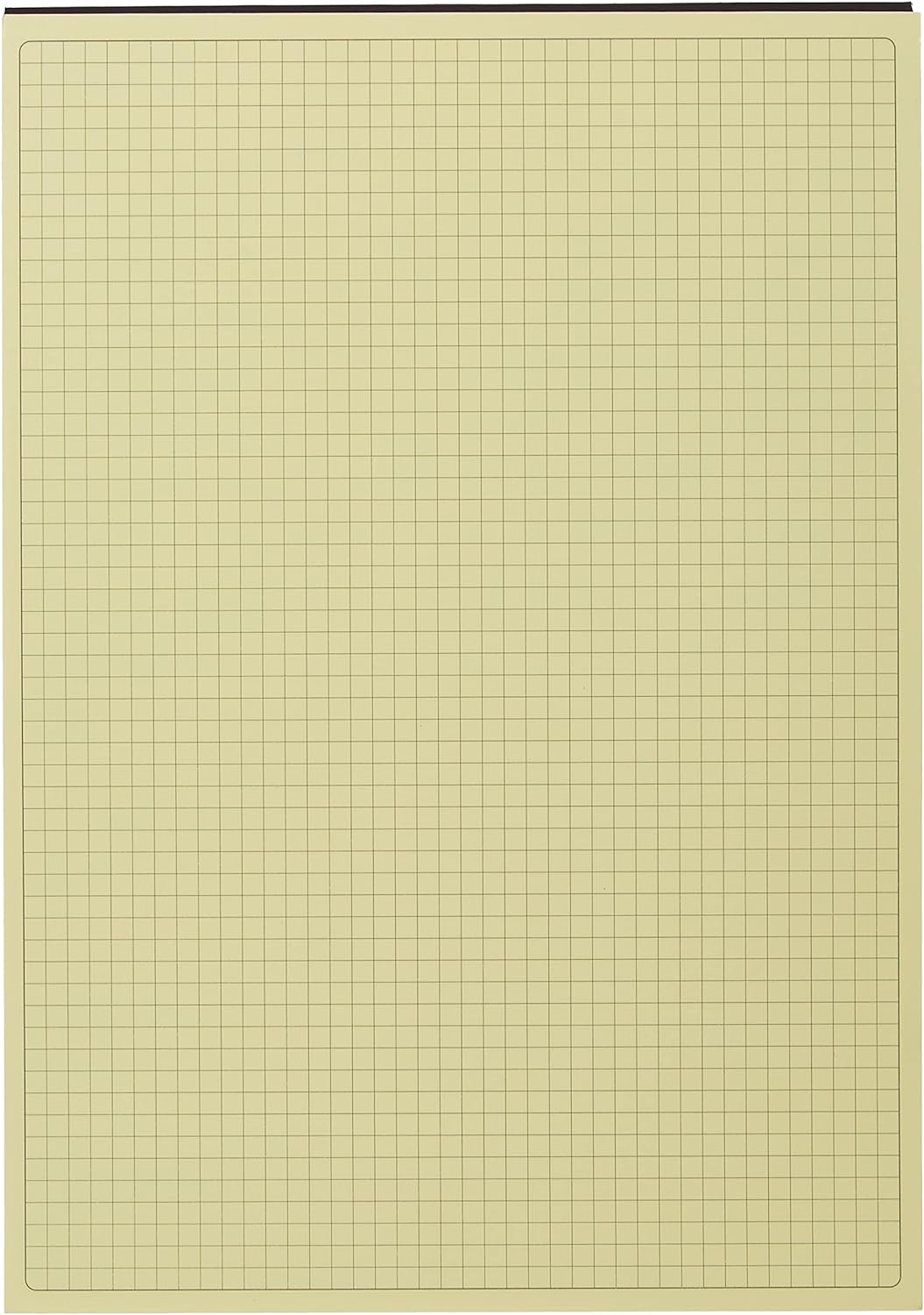 Exacompta 5700E Packung mit 5 Notizblöcken 29,7 x 21 cm Vertikalformat 70 Blatt mit gelbem, entspieg