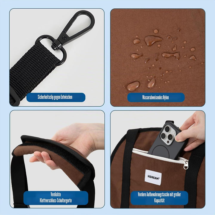 Tragbare Hundetasche, Nylon, leicht, wasserabweisend, Dackel-Haustier-Tragetasche, lange Hundetasche