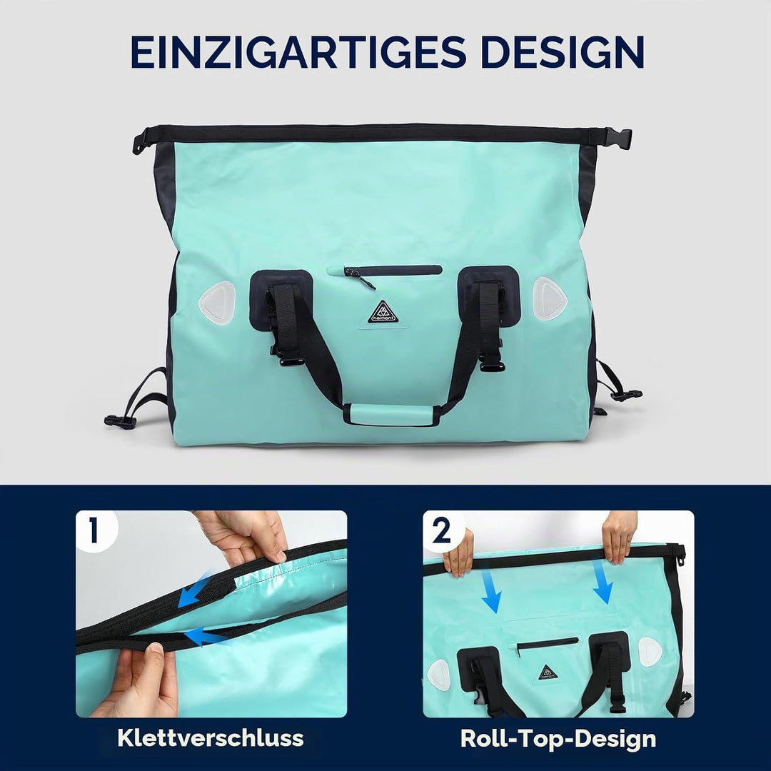 Wasserdichter Rucksack Dry Bag | wasserdichte Reisetasche Rucksack | Roll Top Seesack Wasserdicht fü