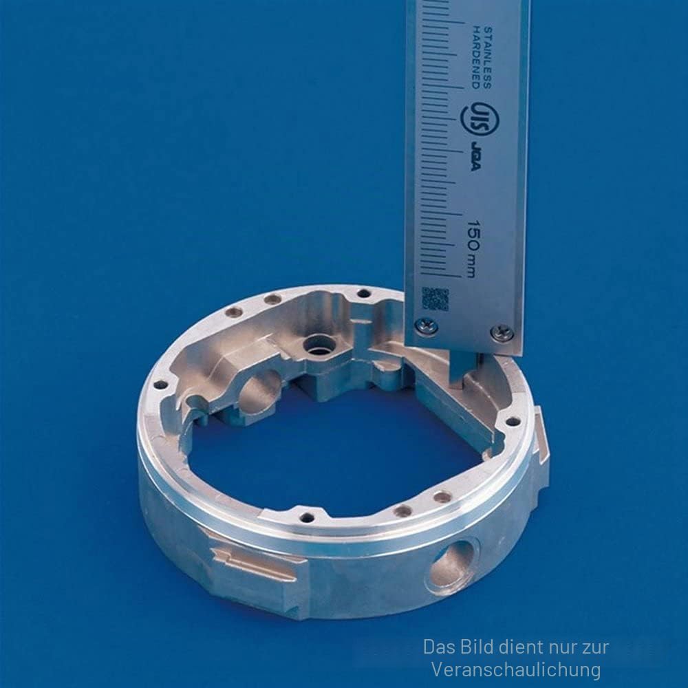 Mitutoyo MIT531-128 Messschieber mit Daumengriff, hohe Genauigkeit, Messbereich 0-150 mm