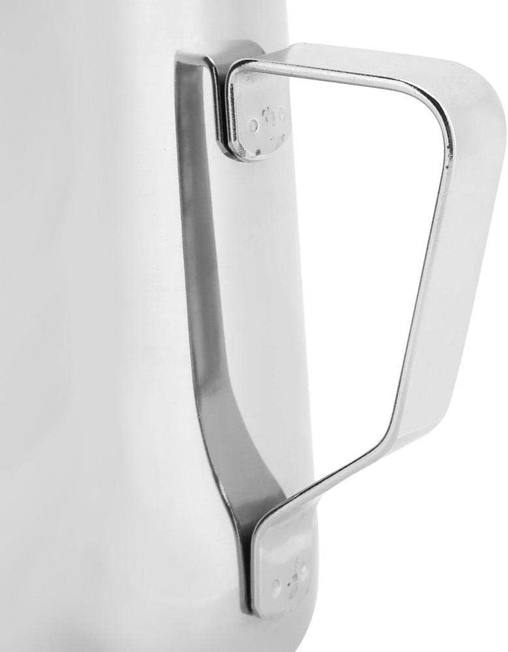 Milchaufschäumkanne, 350ml/550ml Edelstahl Milch Aufschäumen Messbecher für Barista, Cappuccino, Esp