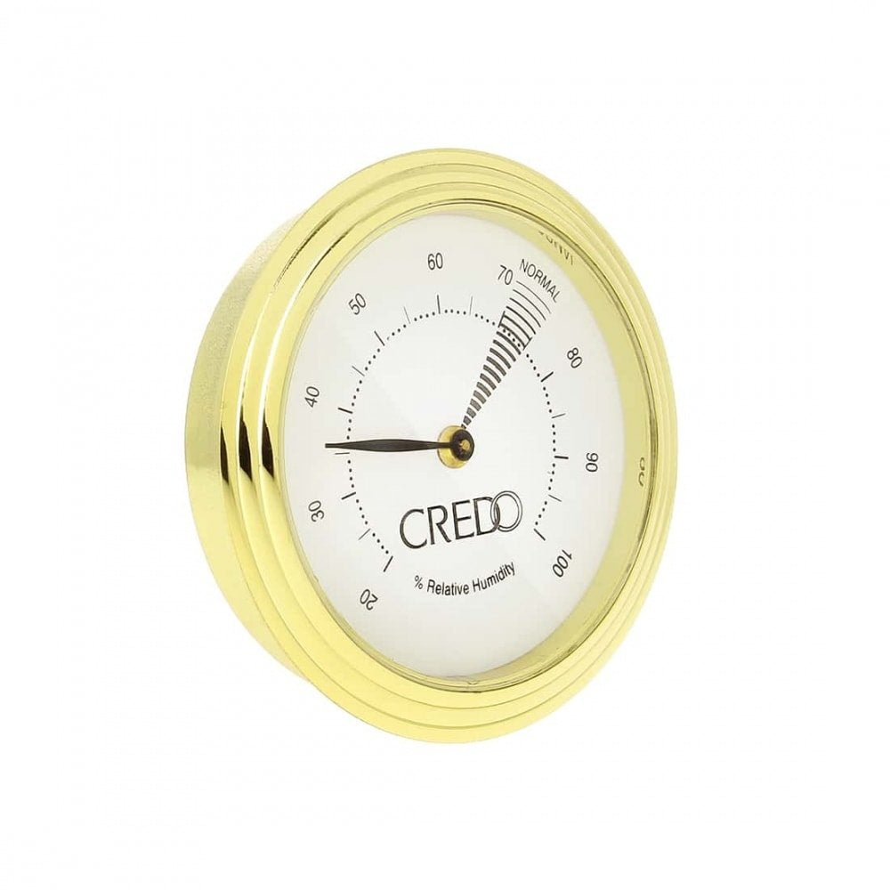Crédo Hygrometer Feder 55mm Doré
