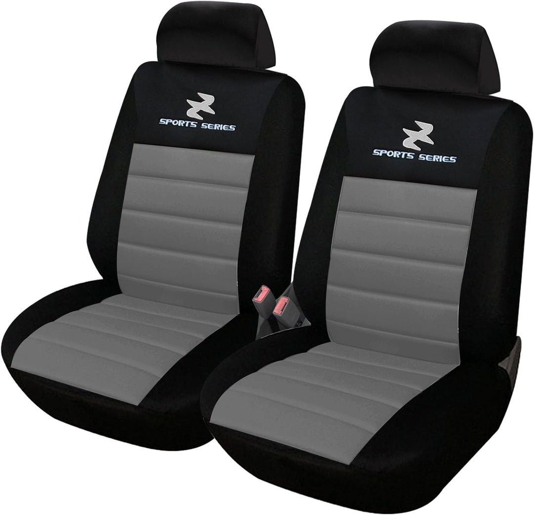 eSituro SCSC0070 2er Einzelsitzbezug universal Sitzbezüge für Auto Schonbezug Schoner Dicke gepolste