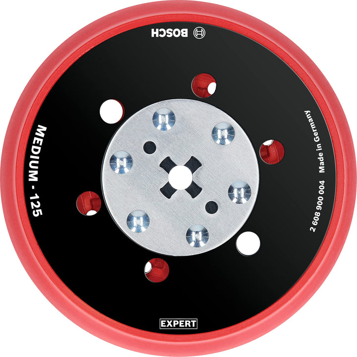 Bosch Professional 1x Expert Multihole Universalstützteller (Version mittel, Ø 125 mm, Zubehör Exzen