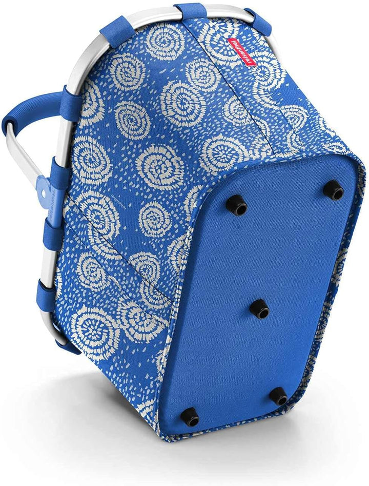 reisenthel carrybag Batik Blue – Stabiler Einkaufskorb mit viel Stauraum und praktischer Innentasche
