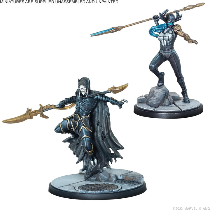 Atomic Mass Games | Black Order Squad Pack: Marvel Crisis Protocol | Miniaturspiel | Alter 14+ | 2 S