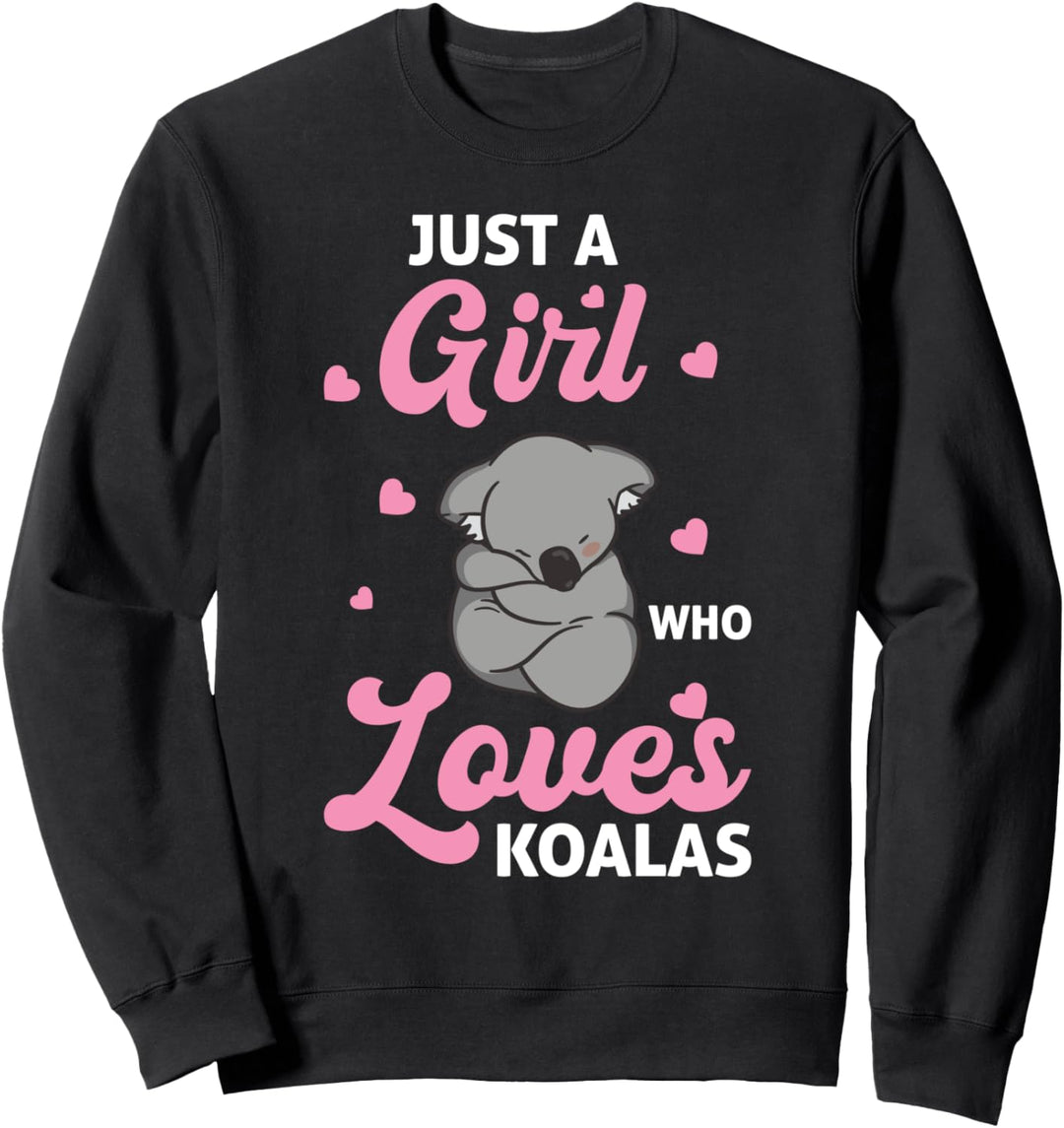 Nur ein Mädchen, das Koalas liebt - Koala Sweatshirt