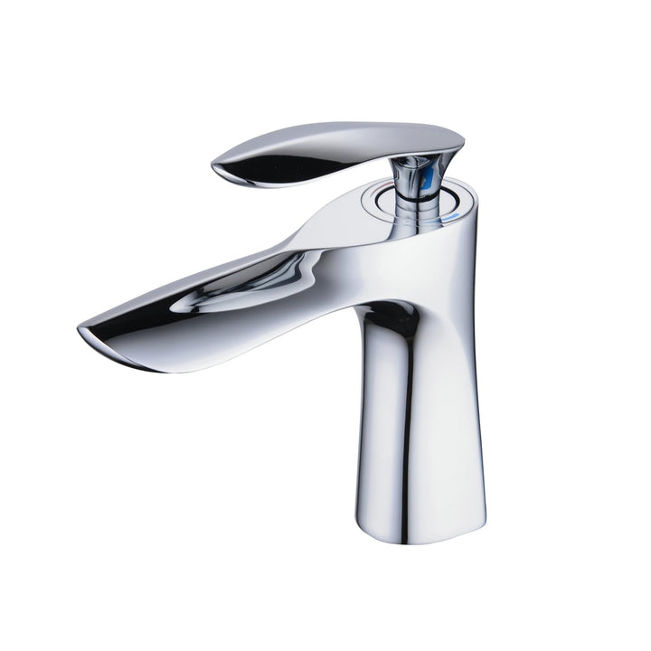 Waschbecken Wasserhahn Einhand Gebürstet Nickel Licht Violett Kupfer Ein Loch Mount Leekayer Chrom,