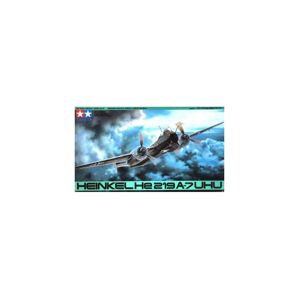 Tamiya 300061057-1:48 WWII Deutsche Nachtjäg Heinkel Uhu He219