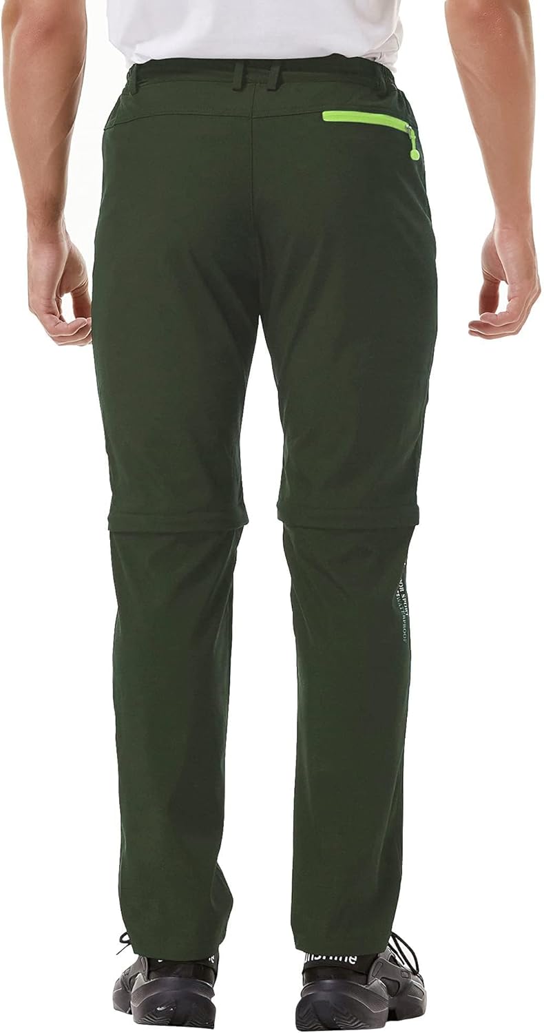 ZOEREA Wanderhose Herren Convertible Shorts Schnelltrocknend Outdoorhose Leichtgewicht Draussen Klet
