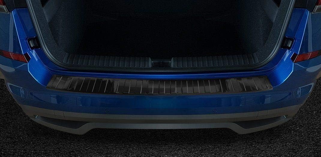 Ladekantenschutz aus Edelstahl in anthrazit mit 3D Abkantung passend für Skoda Kamiq ab 2019-2023 AZ