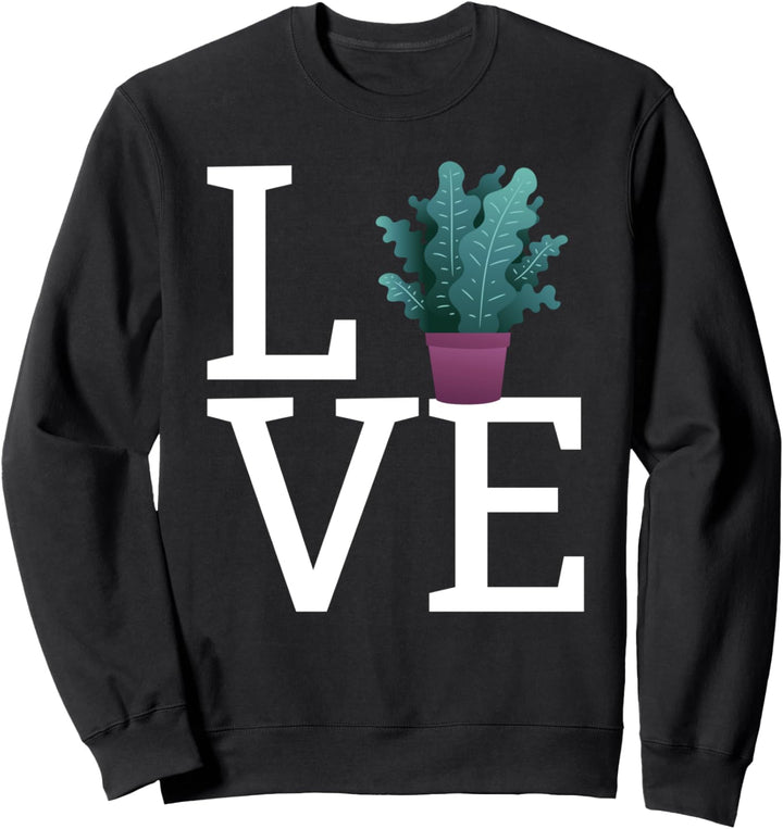 Liebe Pflanzen Papa Pflanze Mama Pflanze Gartenarbeit Sweatshirt