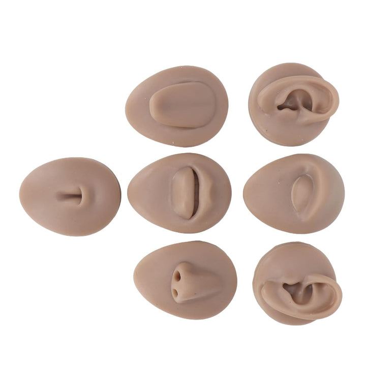 Weiches Silikon, Flexibles Modell, Körperteil-Display-Set, Body-Piercing-Übungsmodell, Simulation, O