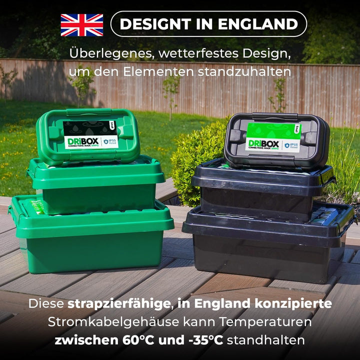 DRiBOX Gross IP55 Wetterfester Anschlusskasten für den Aussenbereich Stromkabelgehäuse für Weihnacht