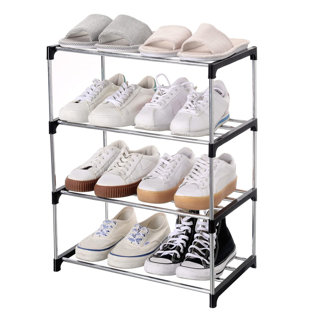 Stapelbares kleines Schuhregal, Eingangsbereich, Flur und Schrank, platzsparende Aufbewahrung und Or