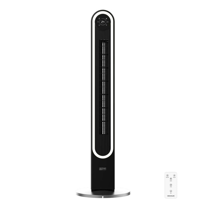 Cecotec - Turmventilatoren EnergySilence 9090 Skyline Smart Light von 106 cm, 65W, LED -Licht, takti