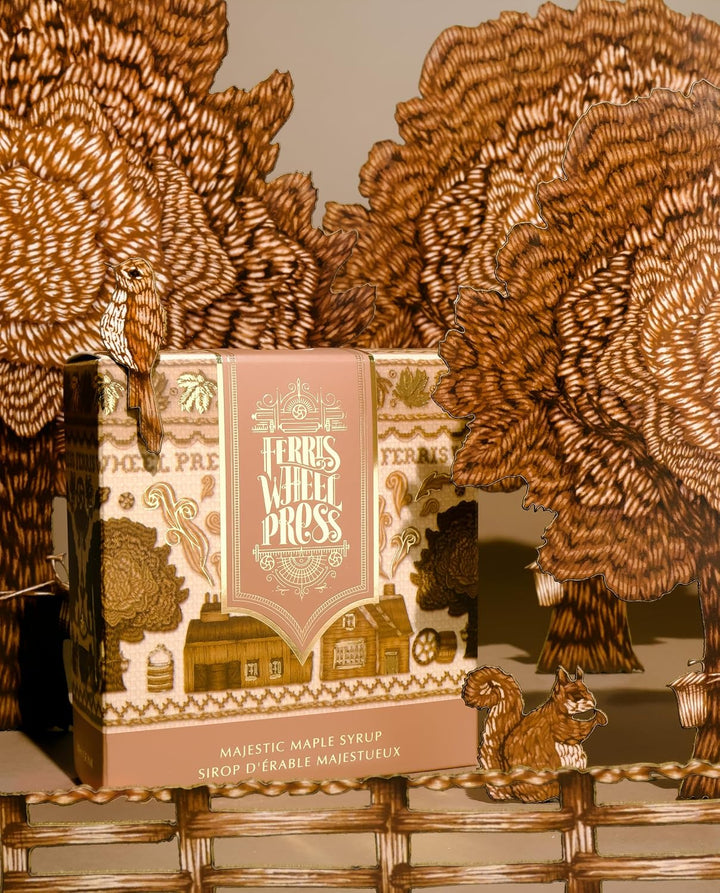 Ferris Wheel Press Fountain Pen Ink | Everyday Ink Collection | Natural Wood with a champagne shimme