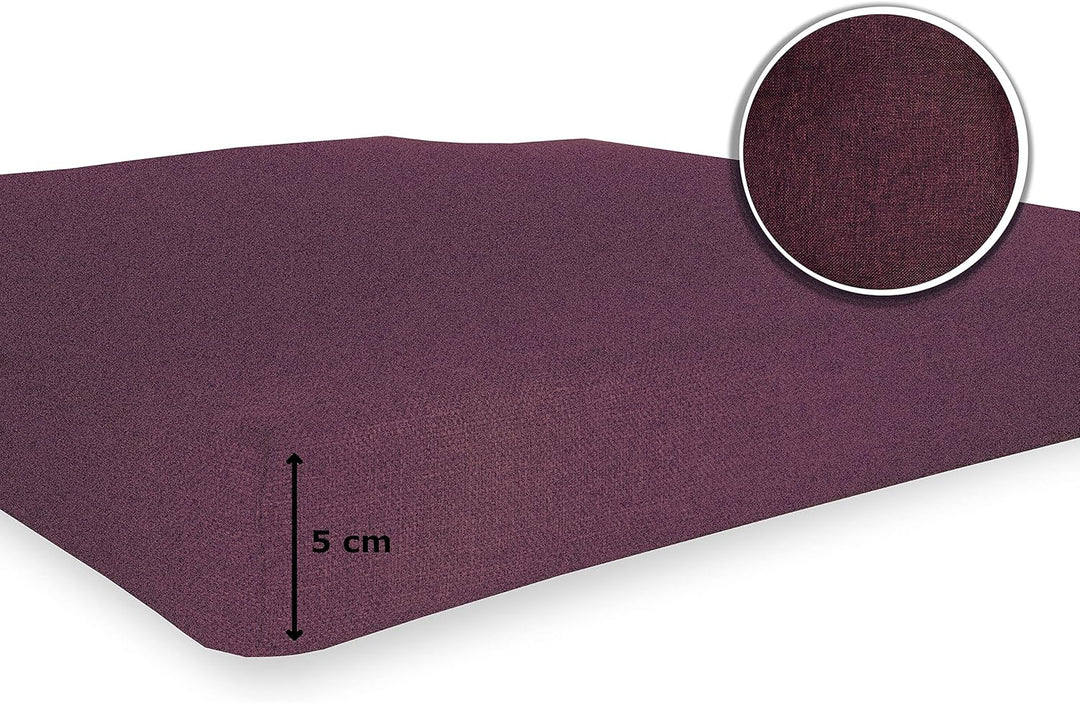 sunnypillow 4er Set Stuhlkissen mit Klettverschluss Polsterauflage Auflage für Stühle - Indoor/Outdo