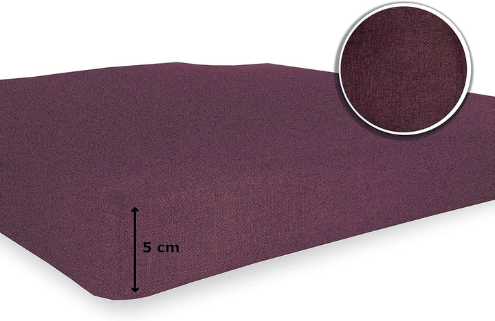 sunnypillow 4er Set Stuhlkissen mit Klettverschluss Polsterauflage Auflage für Stühle - Indoor/Outdo