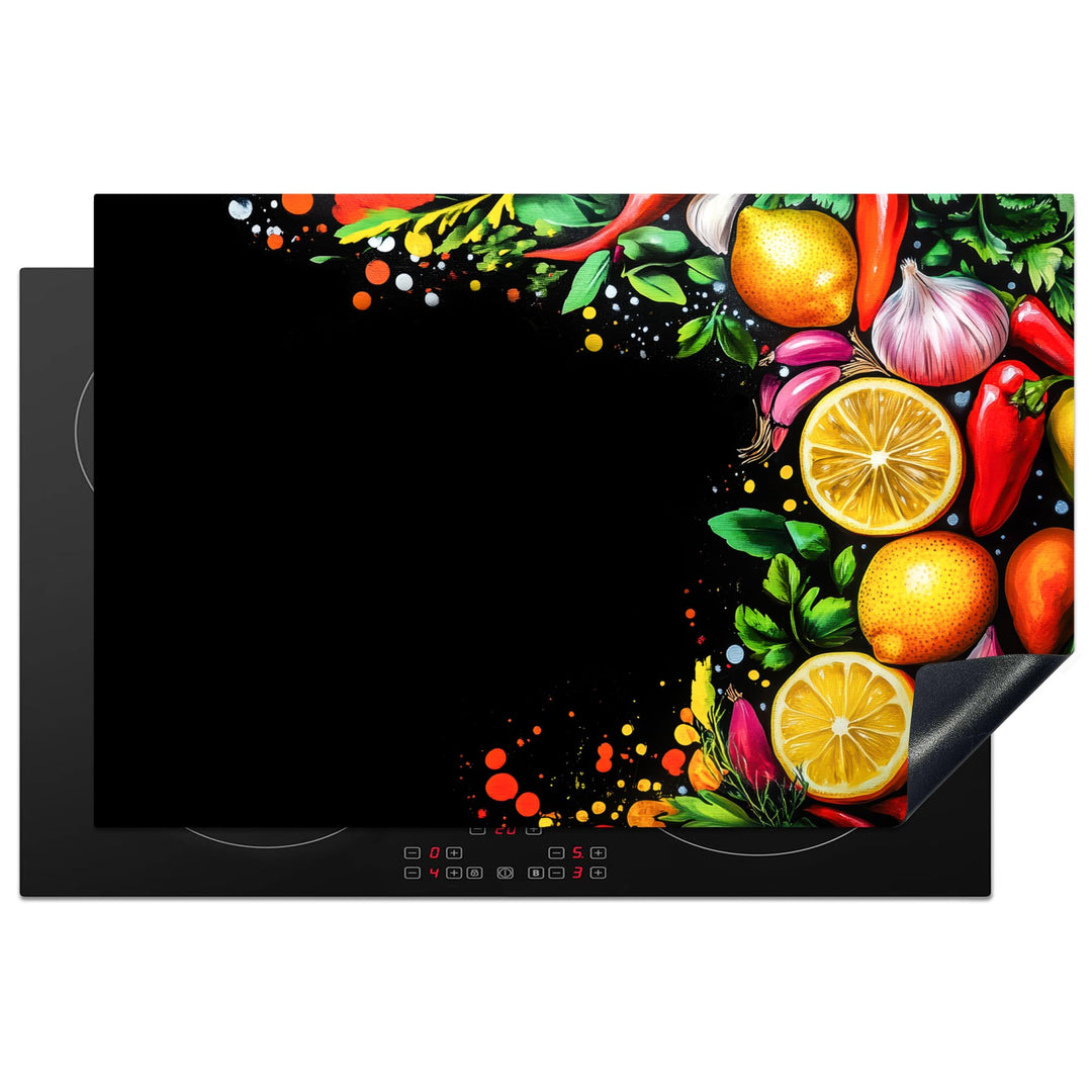 Herdabdeckplatte Einteilig 80x52 cm Küche Ceranfeld Abdeckplatte Cerankochfeld Abdeckung Induktionsk