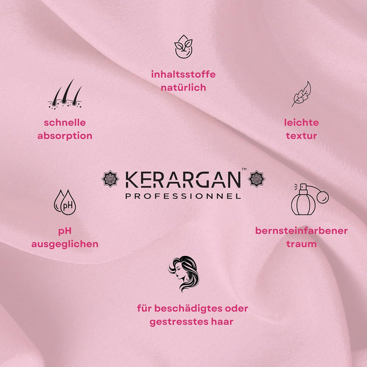 Kerargan - Duo Ultra Reparatur Shampoo & Maske mit Keratin für strapazierte und gestresste Haare - N