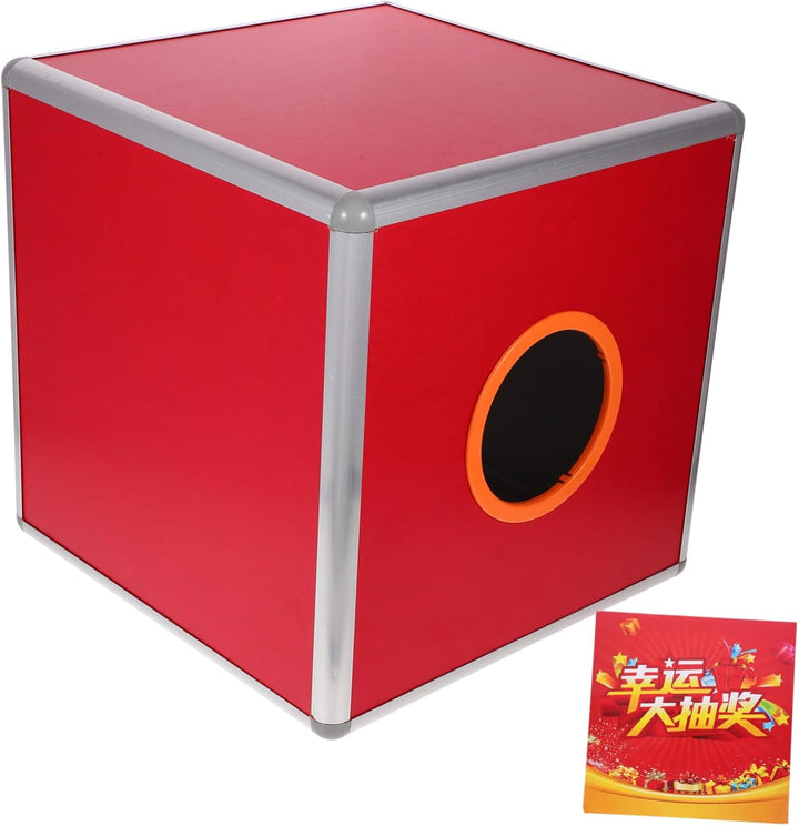 Cabilock Trompetenzubehör Vorratsbehälter Raffle Box Aluminiumlegierung Raffle Game Box Metall Wahlk